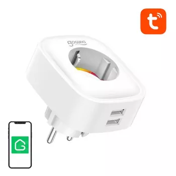 Enchufe inteligente WiFi Gosund SP112 2xUSB, 16A, Tuya