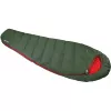 Saco de dormir Mumienschlafsack Pak 1000 ECO (Dark Green/Rojo)