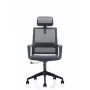 Silla de oficina up up CH-219A ergonómica regulable en altura, base giratoria, reposabrazos