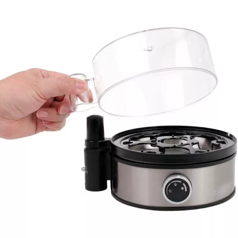 ROMMELSBACHER ER 400 - Hervidor de huevos - 400 W - Acero inoxidable/Negro