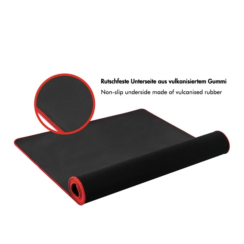 Alfombrilla de ratón gaming XXXL, negra