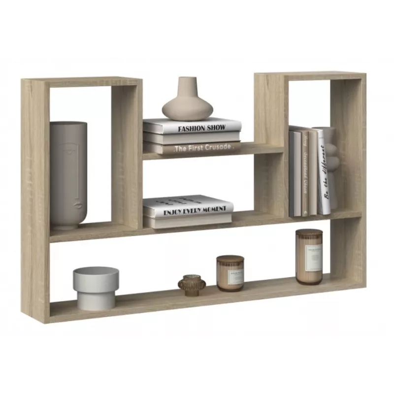 BILBAO 4P Estante colgante 100x16x60 cm Roble Sonoma