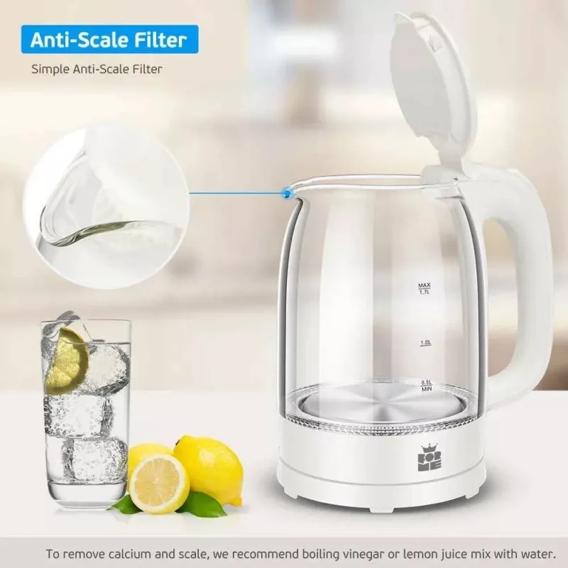 Hervidor eléctrico Forme FKG-102 1,7L 2200W blanco