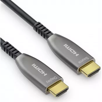 PureLink Sonero - Highspeed - Cable HDMI - HDMI macho a HDMI macho - 10,0m - Híbrido cobre/fibra de carbono - negro - Active Optical Cable (AOC), 2