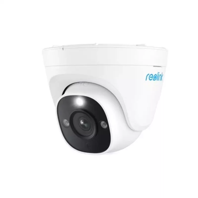 Reolink P344 cámara de seguridad IP domo PoE 12 MP, 4512x2512, objetivo de 4 mm, PoE/12 V DC, IP66, visión nocturna en color, audio bidireccional, 100°x50°, blanca