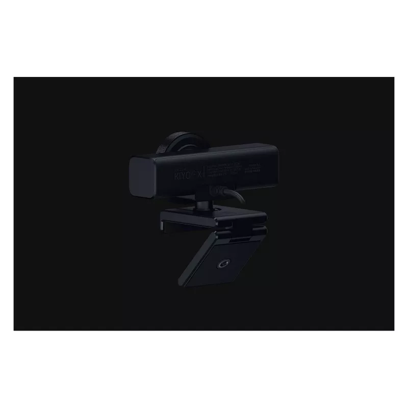 Webcam Razer Kiyo V2 X, 1440p @ 60 FPS, enfoque automático, gran angular - negra