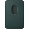 Apple iPhone cartera FineWoven con MagSafe – verde oscuro
