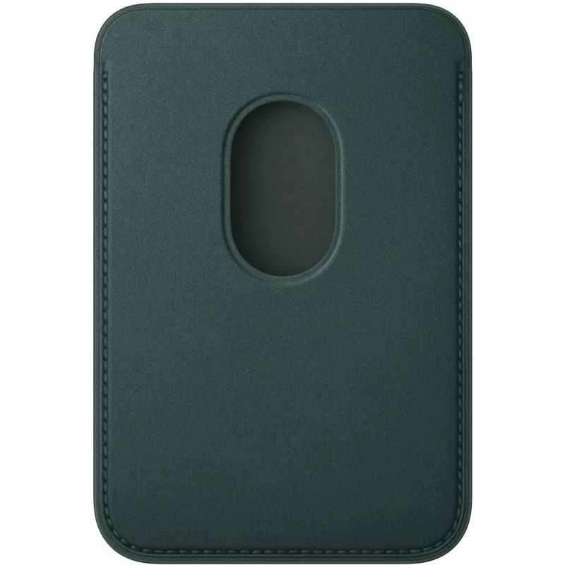 Apple iPhone cartera FineWoven con MagSafe – verde oscuro
