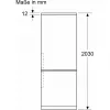 Bosch Serie 4 KGN39VICT frigorífico combi, de libre instalación, 363 l (260 l + 103 l), 203 cm, clase energética C, acero inoxidable