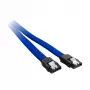 CableMod ModMesh - cable SATA - Serial ATA 150/300/600 - SATA (M) a SATA (M) - 60 cm - azul (CM-CAB-SATA-N60KB-R)