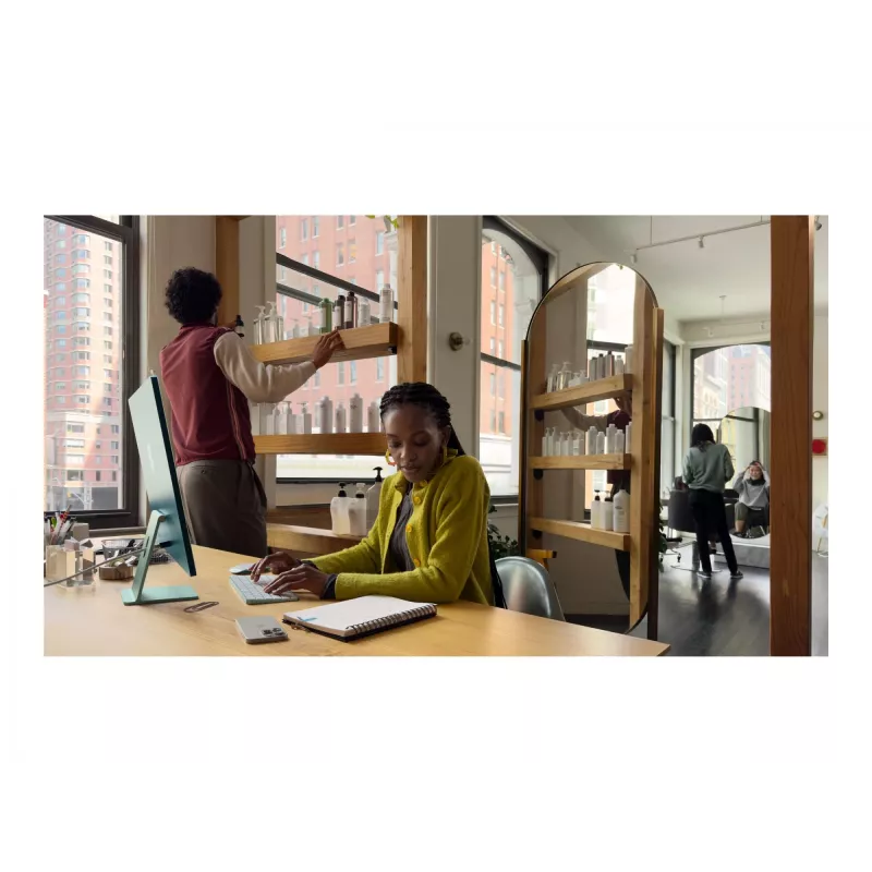 iMac 24 inch: M4 10/10, 16 GB, 512 GB SSD – verde