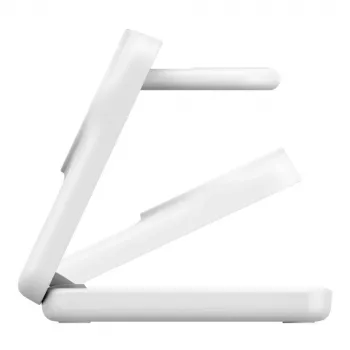 Cargador de interior Belkin UltraCharge 25W Qi2 Cargador magnético 3 en 1 UE Blanco Cuadrado