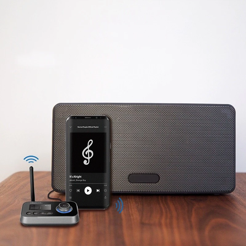 LogiLink BT0062 transmisor/receptor de audio Bluetooth BT 5.0 10 m de alcance