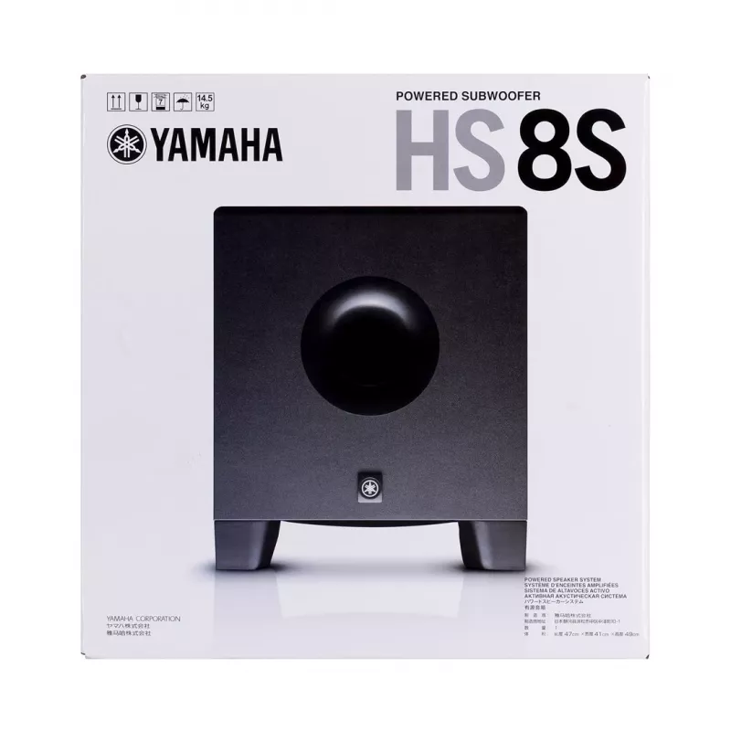Subwoofer Yamaha HS8S negro 150 W
