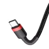 Cable USB-C a USB-C Baseus CATKLF-G91 1 m, conector macho USB-C, 0,48 Gbit/s, negro