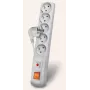 HSK DATA Acar F5 5 m alargador 5 tomas interior/exterior gris