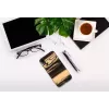 Funda para móvil man and wood para iPhone XR — parte trasera de madera ébano blanco, carcasa protectora