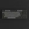 Teclado mecánico gaming AKKO Negro y Oro 5087S, interruptores Akko V3 Cream Yellow Pro, iluminación RGB