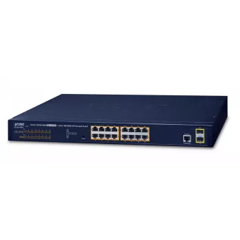 Switch gestionado PLANET GS-4210-16P2S