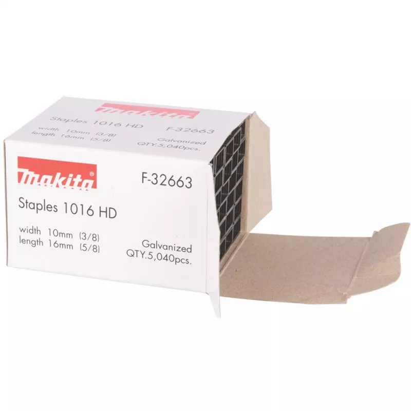 Grapas para grapadora Makita 10-16mm F-32663 5040 uds. (F-32663)