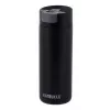 Botella térmica Kambukka Olympus 500 ml — acero inoxidable 18/10, aislamiento al vacío, negra, base antideslizante