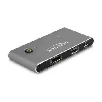 Switch KVM DeLOCK 11487 USB 8K Ultra HD 144 Hz