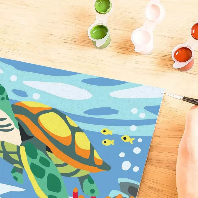 CreArt - Tortuga marina, pintar