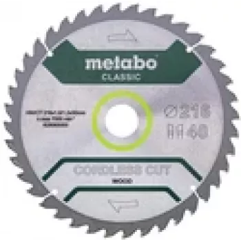 Disco de sierra circular Metabo 628065000 21,6 cm orificio 3 cm