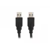 Cable USB -A M/M 3.0 0,5 m negro