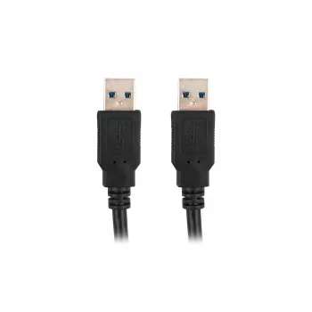 Cable USB -A M/M 3.0 0,5 m negro