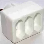 Caja de enchufes Type-C e+p EA 3 blanca
