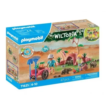 Wiltopia 71625 Set de figuras Wombat Shelter