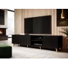 Mueble RTV Cama PAFOS 200x42x52 negro mate