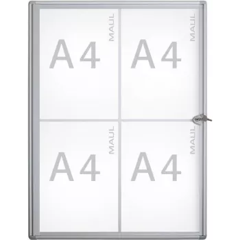 Maulextraslim - aluminio - vidrio - plástico - aluminio - 655 x 491 x 27 mm - 4 x A4 (6820408)