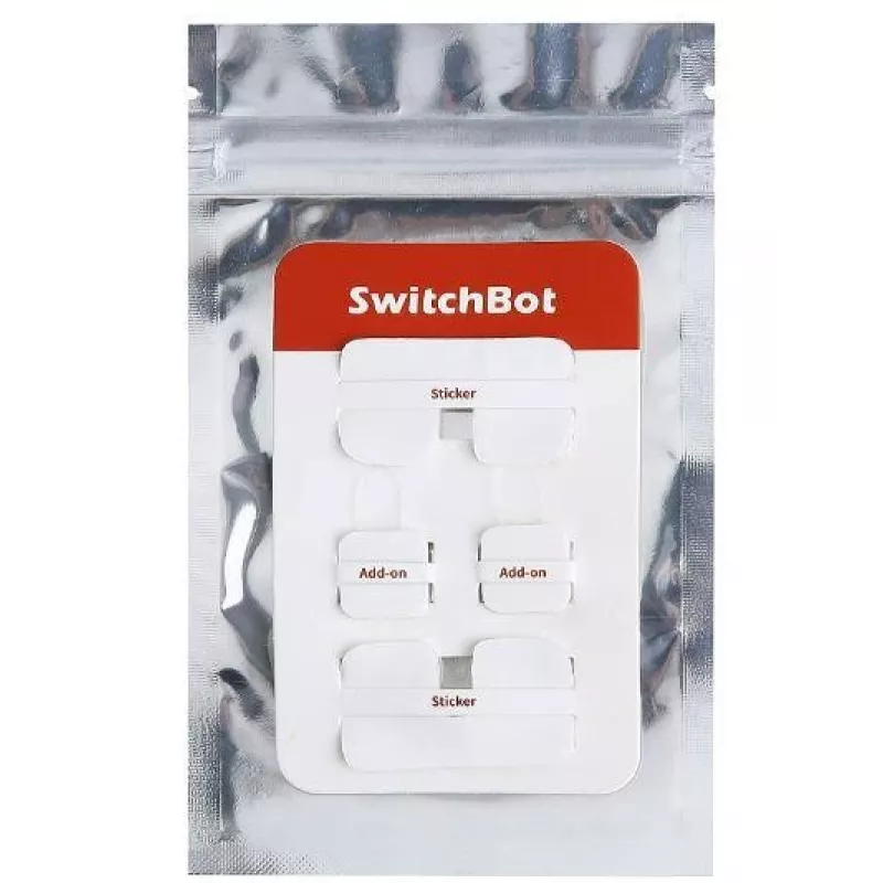 SwitchBot Add-On Sticker Control inalámbrico — Sticker Add-On para smart home (ADD-ONSTICKER)