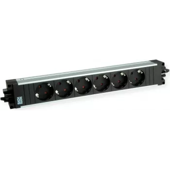 Bachmann STEP ALU 906.18804 regleta, 6x tomas CEE 7/3, GST18