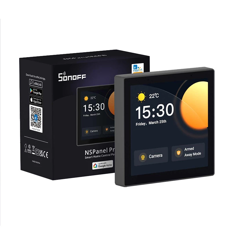 Panel de control inteligente de pared Sonoff NSPanel Pro – Wi-Fi, Bluetooth, compatible con ZigBee, modelo NSPanel86PB