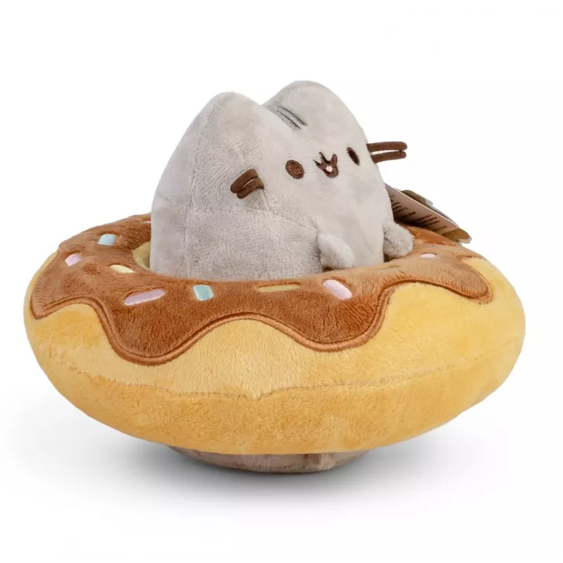 Mascota Pusheen in a Chocolate Donut
