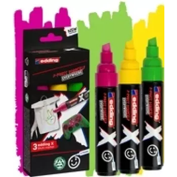 Set de rotuladores Edding Multimarker 4-6900-3-3, 3 uds., grosor de trazo 2,0–10,0 mm, colores surtidos