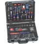 Maletín de herramientas KWB 370740 con 51 piezas — organizador portátil para herramientas manuales y accesorios