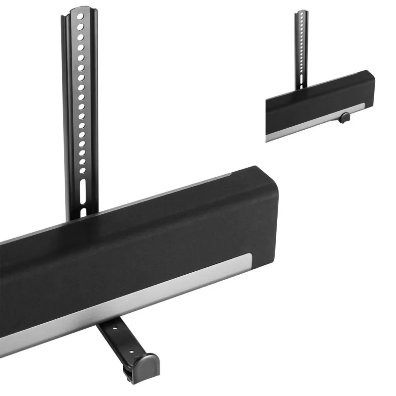 Maclean MC-914 soporte universal para barra de sonido bajo el televisor, hasta 15 kg, VESA