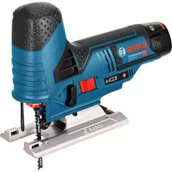Sierra de calar a batería GST 12V-70 Professional, 12 voltios (azul/negro, 2 baterías de litio 3,0 Ah, en L-BOXX)