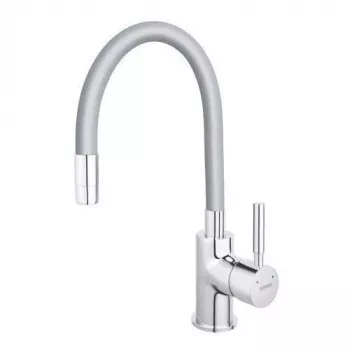 Grifería de cocina Zorba BZR4S. Gris