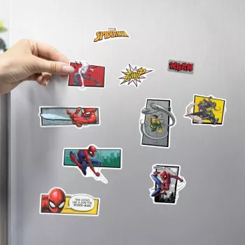 Imanes para nevera Paladone diseño Spider-Man, set de 6