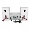 Microcadena de audio para el hogar BLAUPUNKT MS16BT 15 W, CD/USB/MP3, Bluetooth, FM RDS, blanca