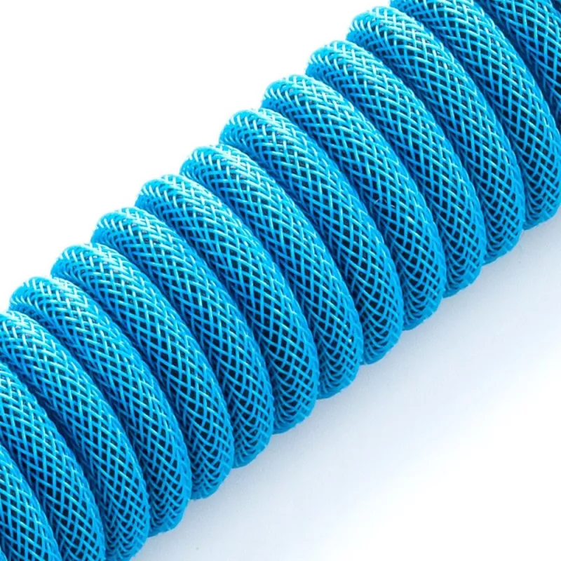 CableMod Classic cable en espiral para teclado CM-CKCA-CK-KK150KK-R, de USB-C a USB-A, 150 cm, negro (Midnight Black)