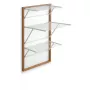 ARREDAMENTI KARIM Tendal de pared - 63 x 68 cm, Marrón