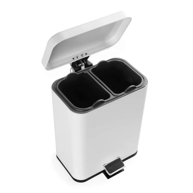 Papelera Beldray LA035235WHTFEU7 doble compartimento 5 L blanca