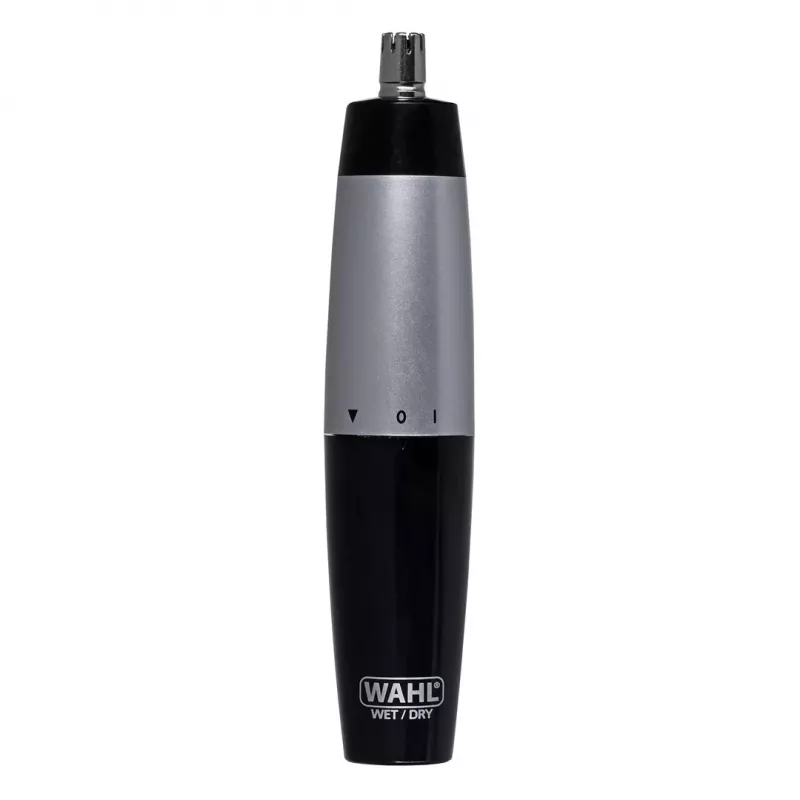 Wahl 05642-135 Recortador de pelo de nariz y orejas, negro/plata