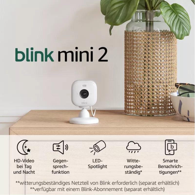 Cámara de vigilancia IP Amazon Blink Mini 2 1080p